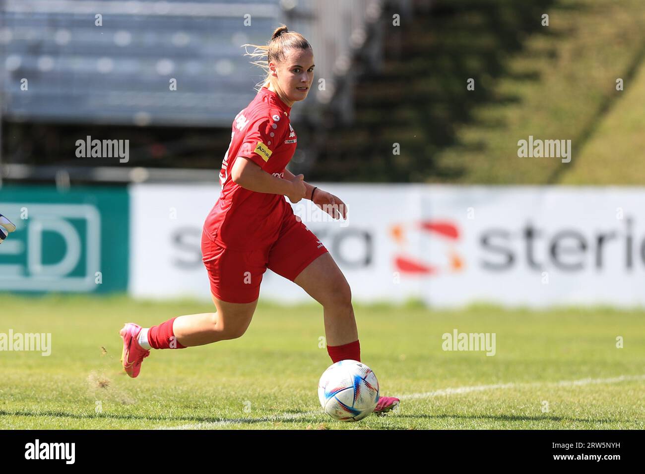 Lucia Orkic (18 Bergheim) in action during the Admiral Frauen Bundesliga match Vienna vs Bergheim at Hohe Warte (Tom Seiss/ SPP) Credit: SPP Sport Press Photo. /Alamy Live News Stock Photo