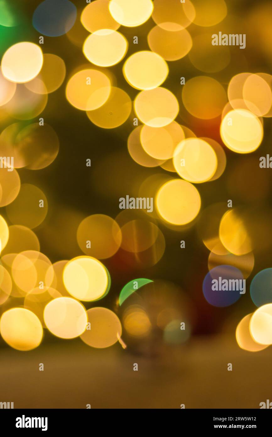 Orange bokeh lights on dark background hi-res stock photography and ...