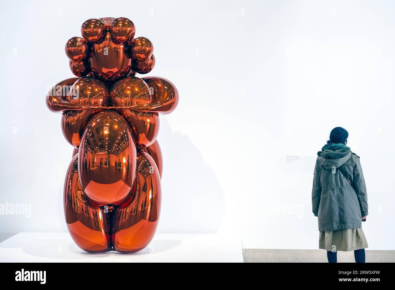 FRANCE. PARIS (75), 1ER ARR. JEFF KOONS EXHIBITION. BEAUBOURG CENTER. 'THE VENUS' Stock Photo