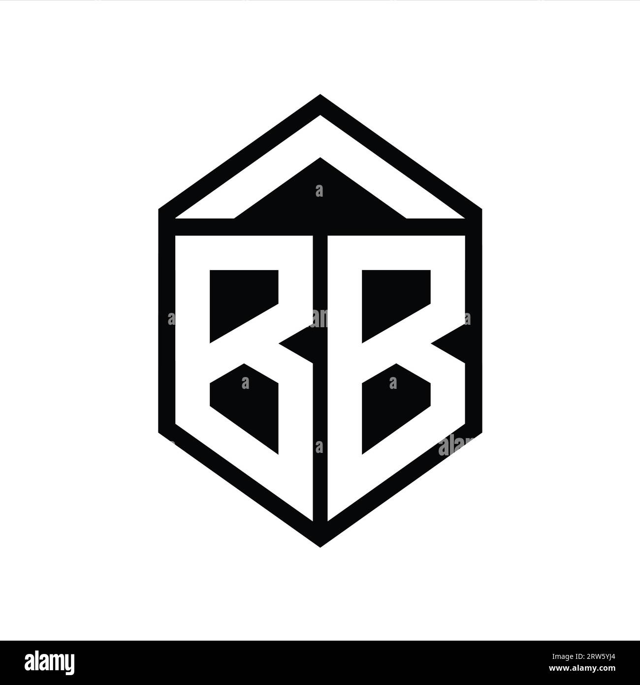 Bb monogram hi-res stock photography and images - Alamy