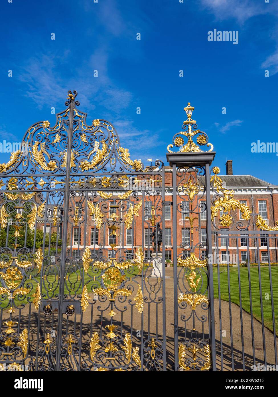 Golden Gates of Kensington Palace, Kensington Palace, Royal Borough of Kensington and Chelsea