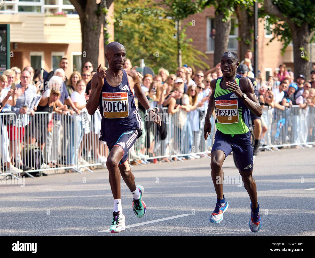 September 17, 2023 - Copenhagen Half Marathon 2023 Stock Photo