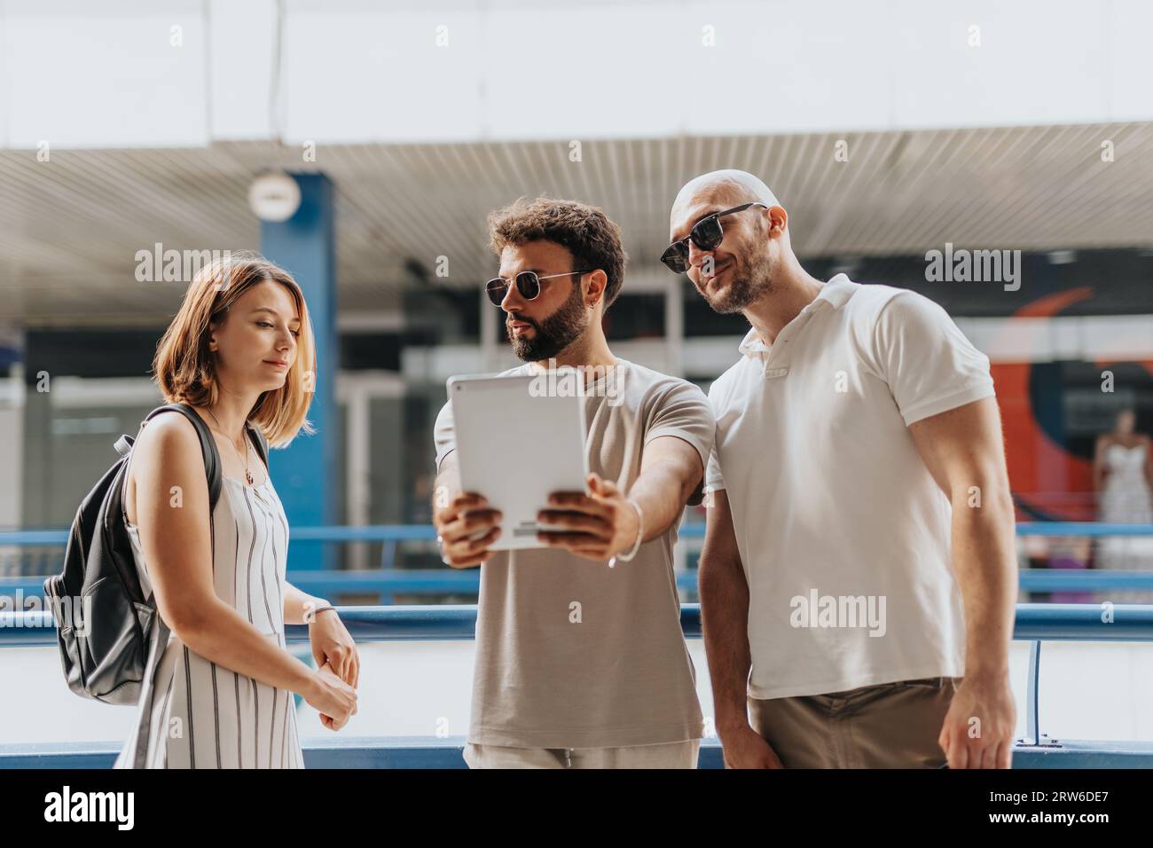 Collaborating Executives Discussing Marketing Partnership and Business Growth Stock Photo