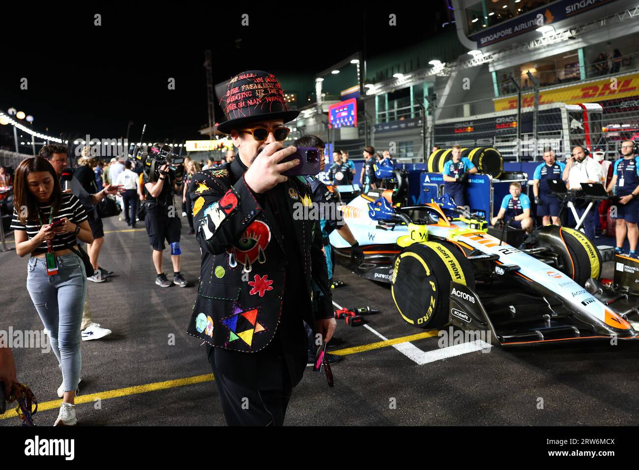 Boy George Racing Singapore, Singapore. 17th Sep, 2023. Boy George (GBR) Singer on the ...