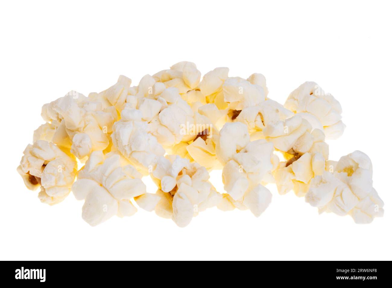 popcorn isolated on white background Stock Photo