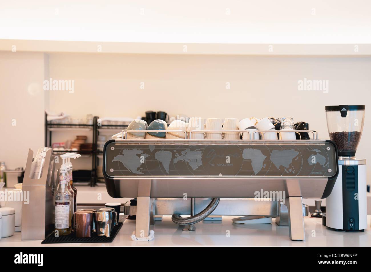 Professional espresso machine world hi-res stock photography and images ...