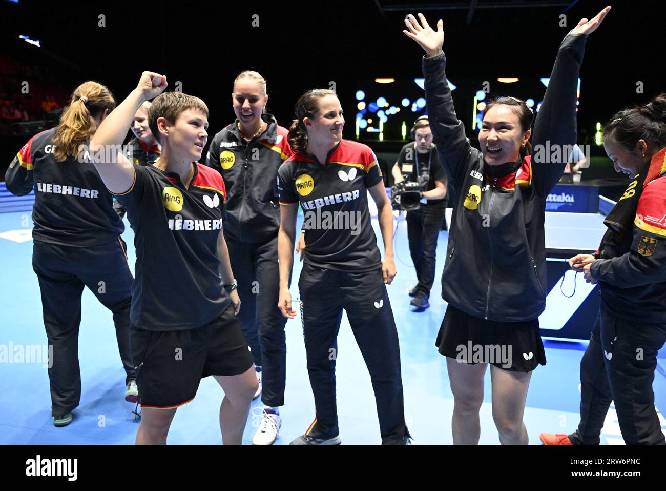 MALMÖ, SWEDEN 20230917The German team celebrates after the victory