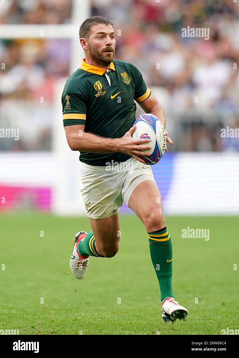 South Africa's Willie le Roux in action during the Rugby World Cup 2023 ...