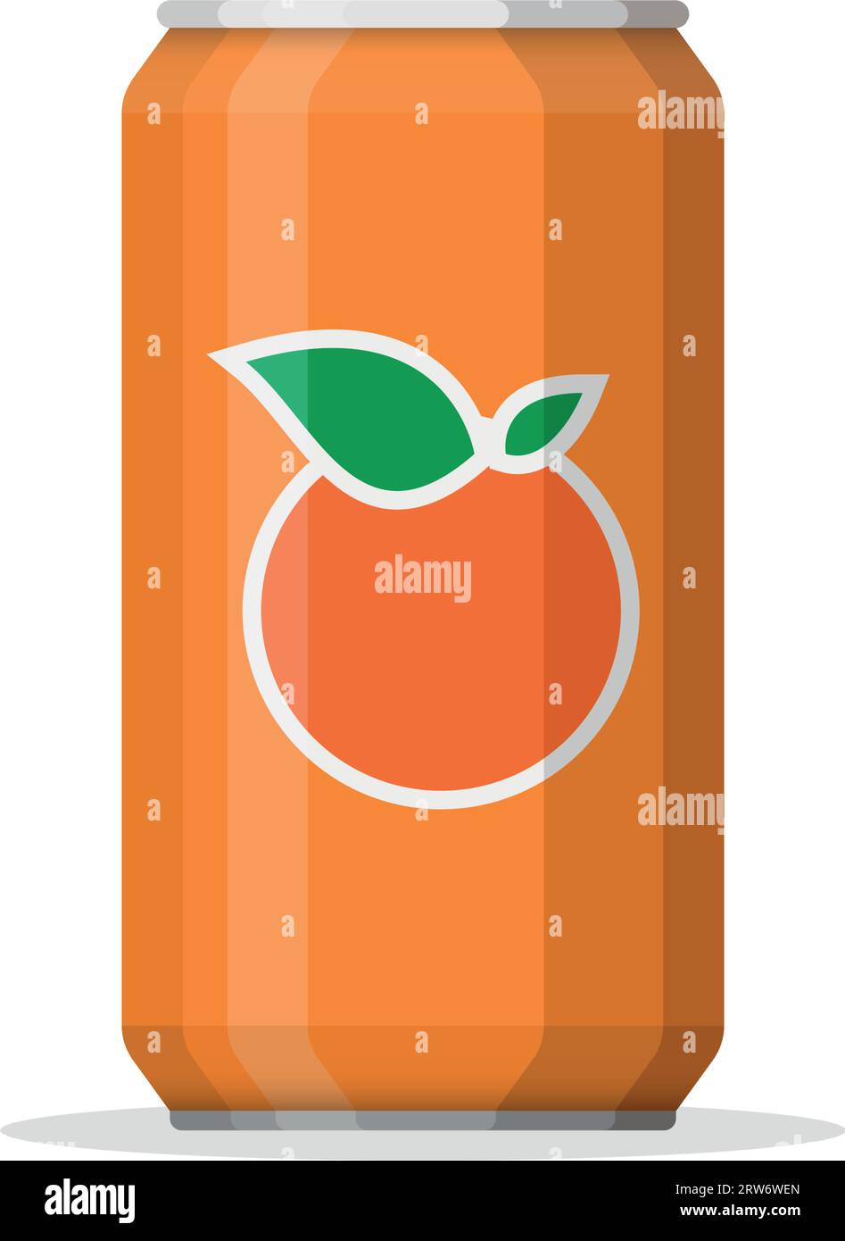 Soda drink icon in flat style. Aluminum can vector illustration on isolated background. Water bottle sign business concept. Stock Vector