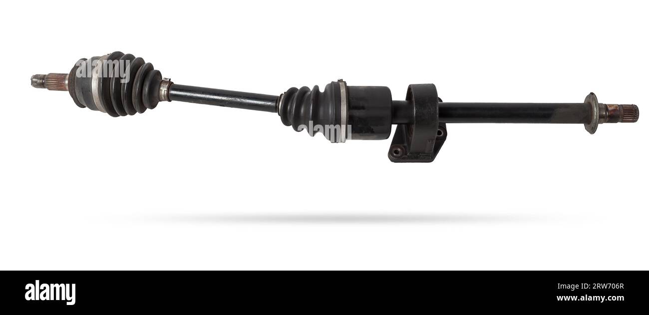 Car spare part wheel drive cv joint on white isolated background