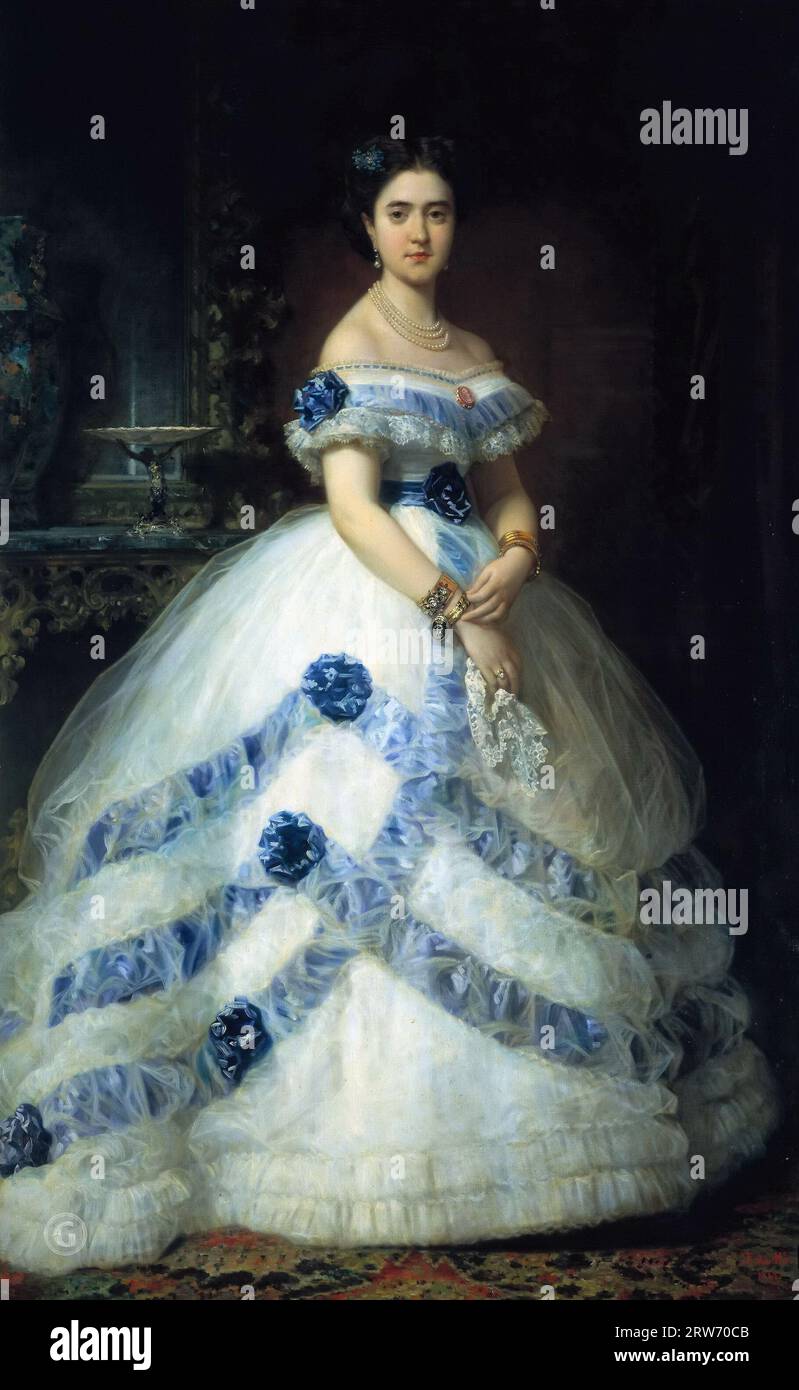 Federico de Madrazo y Kuntz - Isabel lvarez Montes, II Duchess de Castro  Enrquez and marquesa de Valderas 1868 Stock Photo - Alamy