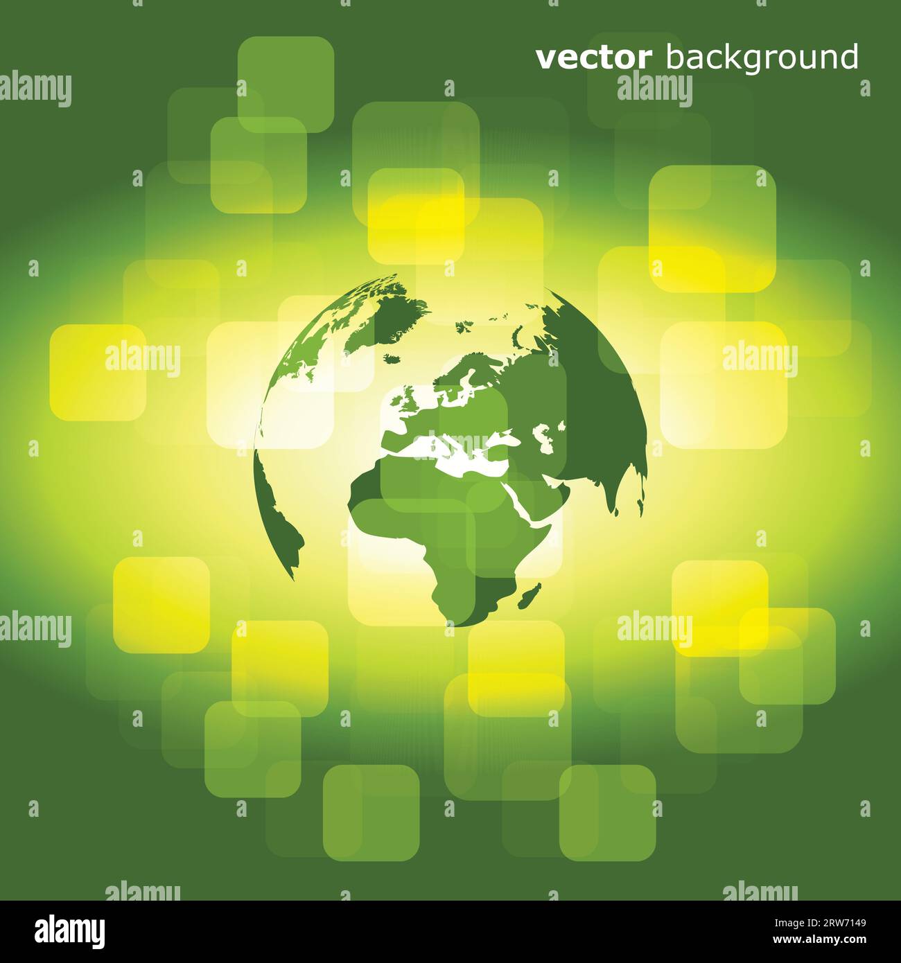 3d eco business abstract background - vector illustration Stock Vector ...
