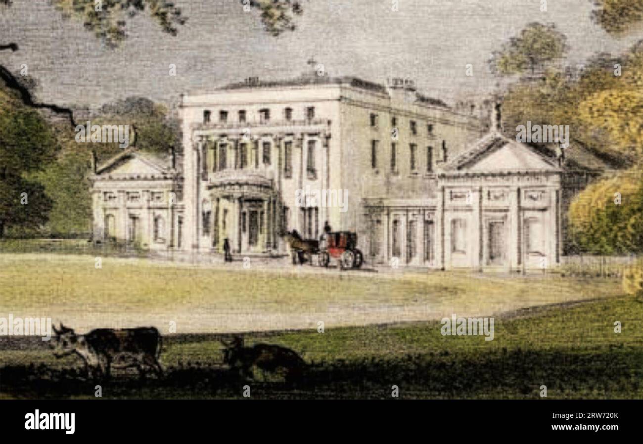 Piercefield House, Monmouthshire. George Eyre Brooks. c. 1840 Stock ...