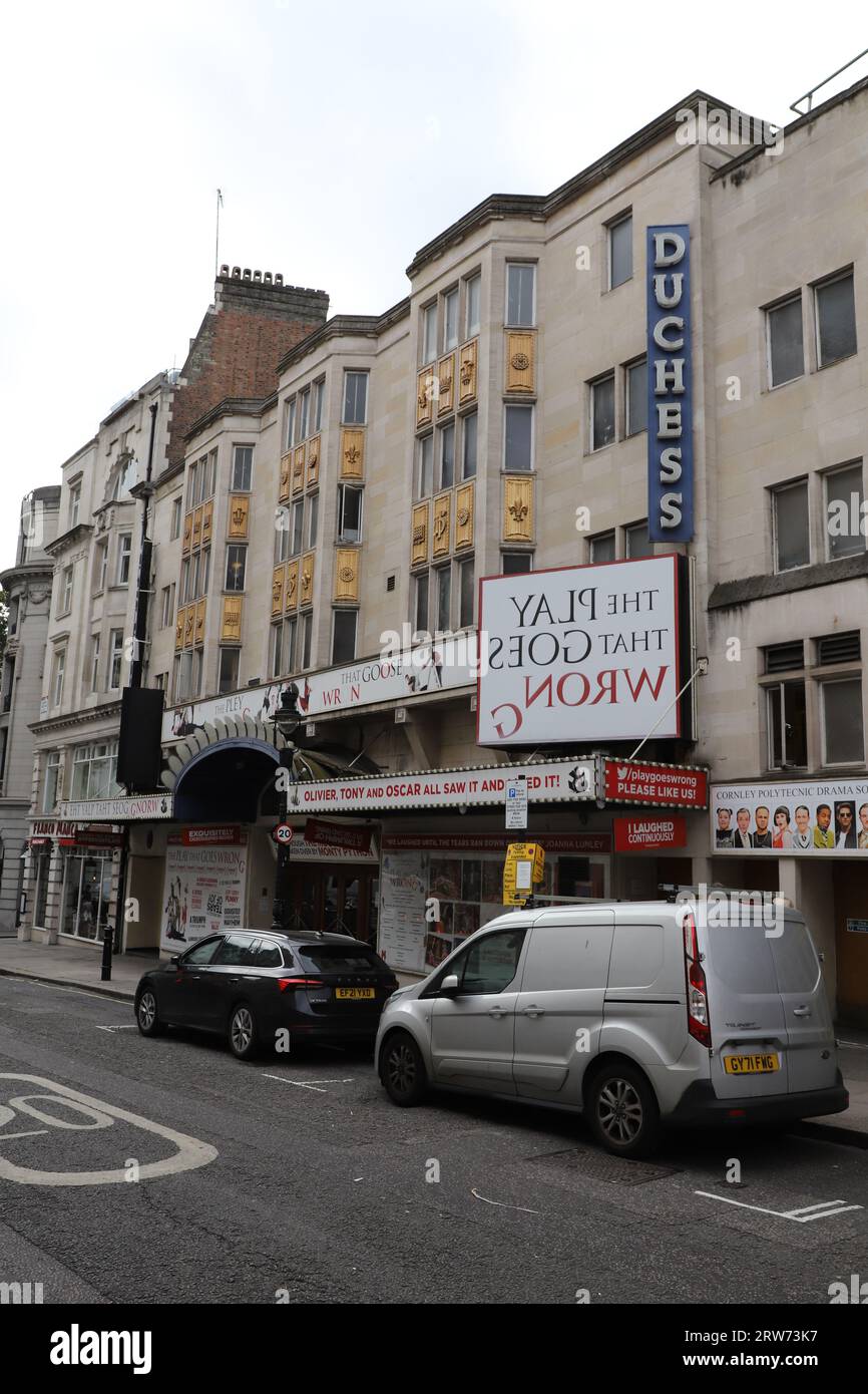 The show that goes wrong at duchess theatre catherine street london
