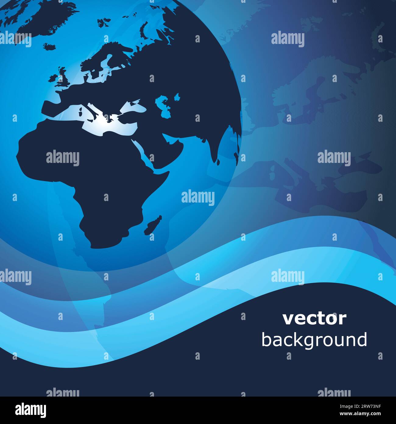 3d earth abstract background - vector illustration Stock Vector Image ...