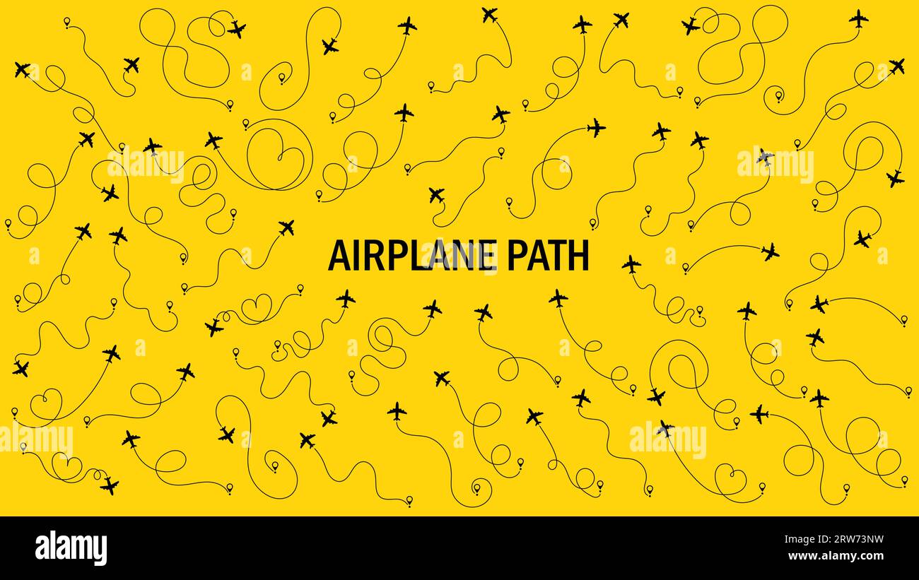 Aircraft tracking, plane path, travel, map pins, location pins