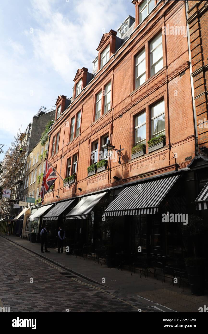 Exterior of Covent Garden Hotel, Monmouth Street, London, UK September