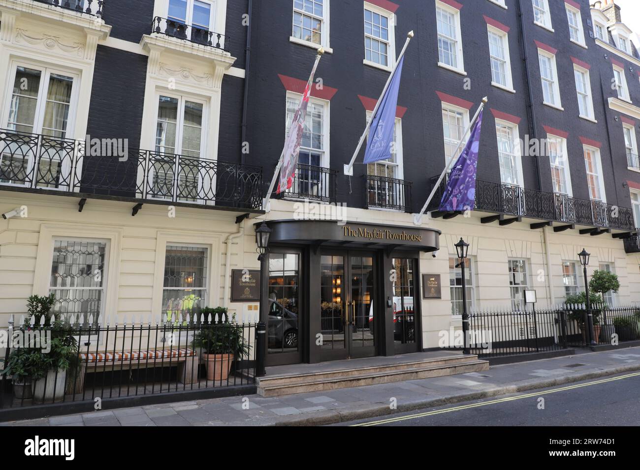 Exterior of The Mayfair Townhouse Half Moon Street, Mayfair, London, UK