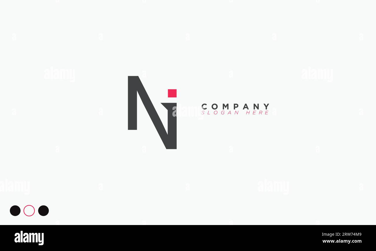 NI Alphabet letters Initials Monogram logo Stock Vector Image & Art Alamy