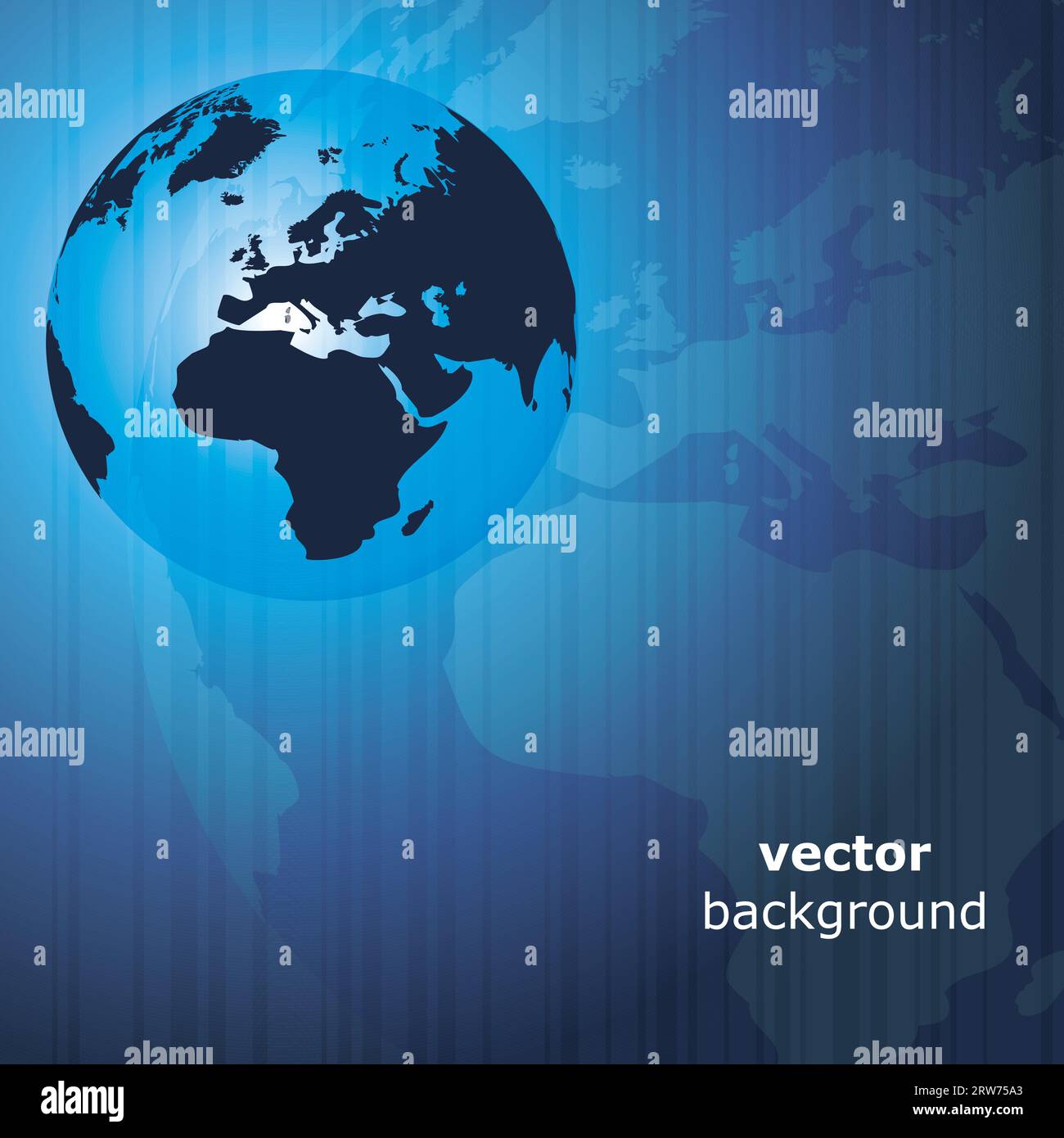 3d earth abstract background - vector illustration Stock Vector Image ...