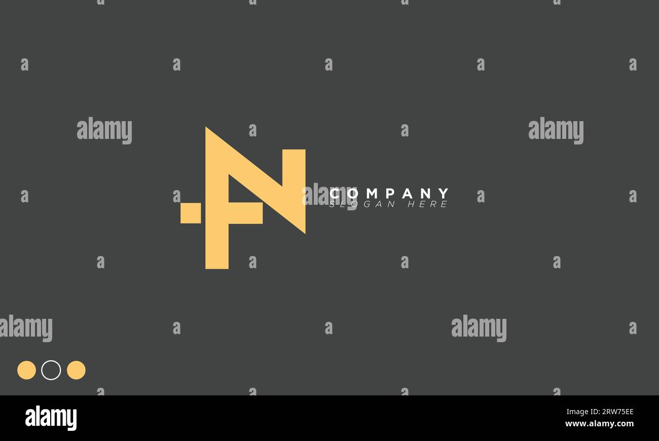 TN Alphabet letters Initials Monogram logo Stock Vector