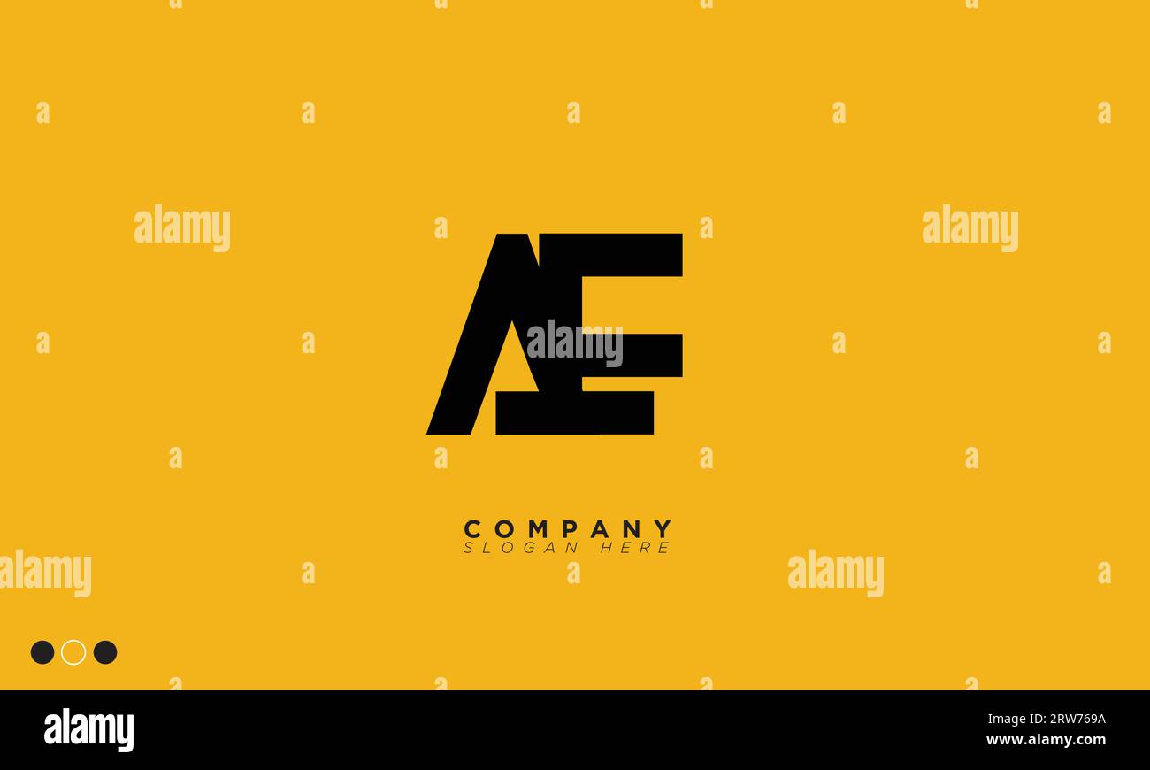 AE Alphabet letters Initials Monogram logo Stock Vector Image & Art - Alamy