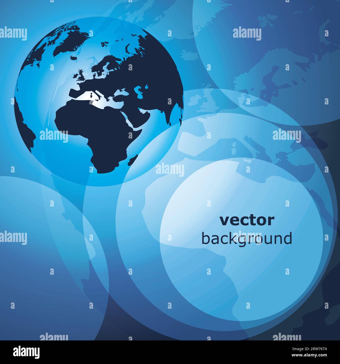 3d earth abstract background - vector illustration Stock Vector Image ...