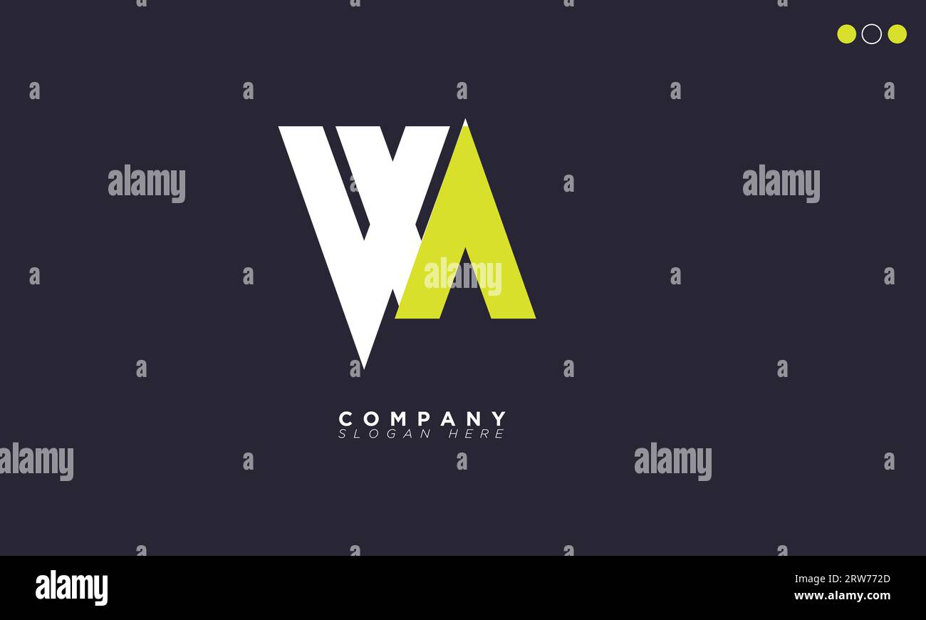 Alphabet wa icon hi-res stock photography and images - Alamy