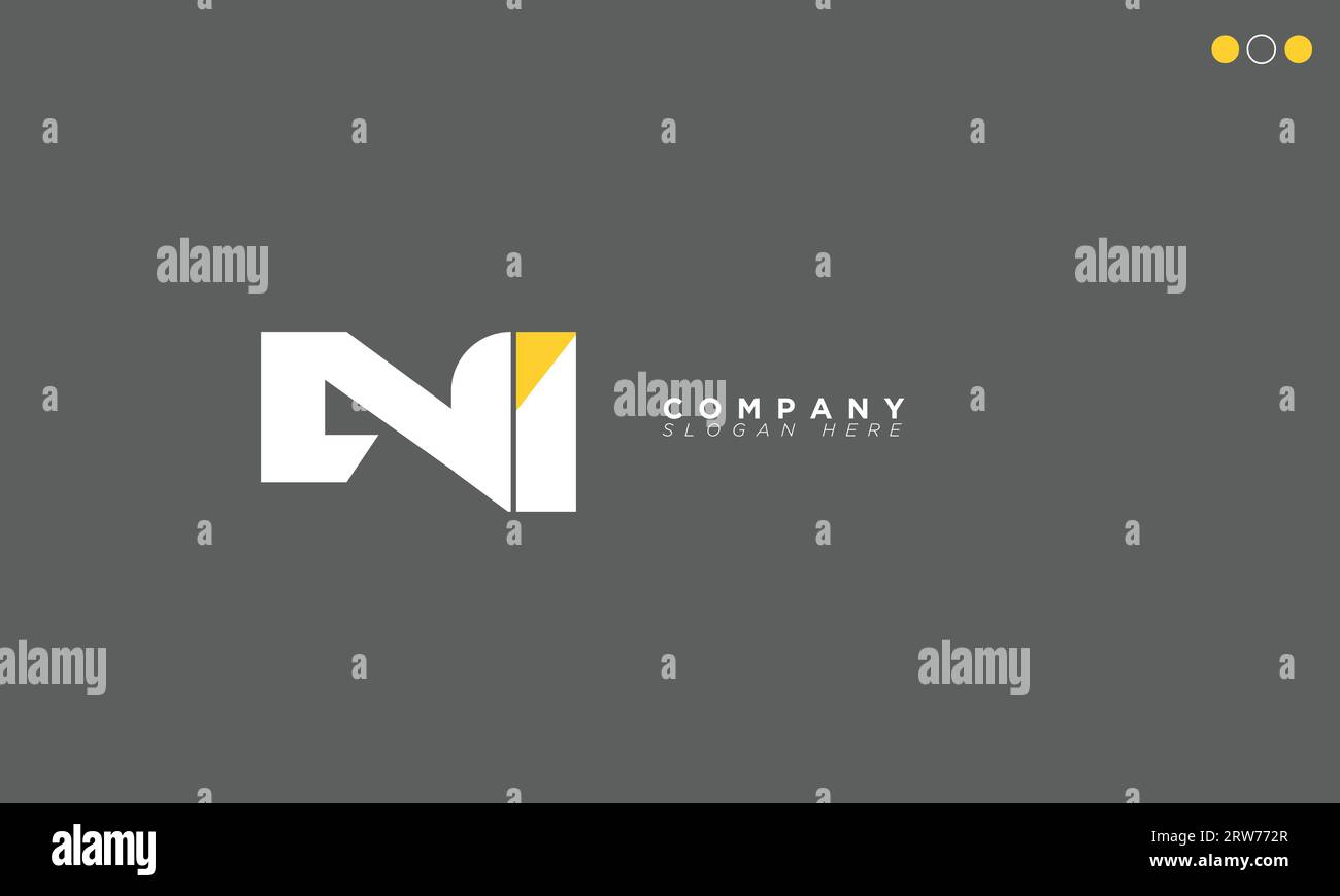 NI Alphabet letters Initials Monogram logo Stock Vector Image & Art Alamy