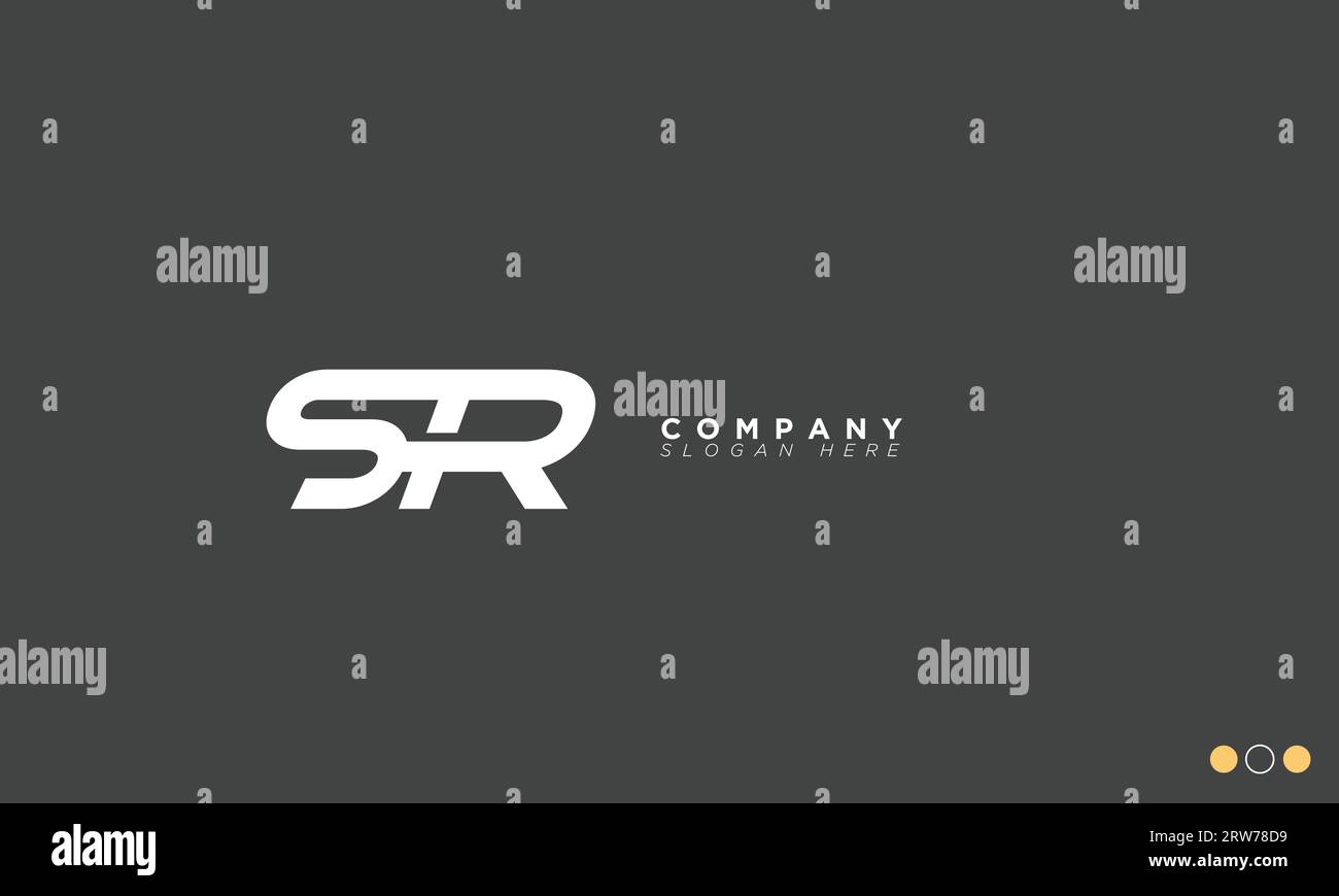 SR Alphabet letters Initials Monogram logo Stock Vector Image & Art - Alamy