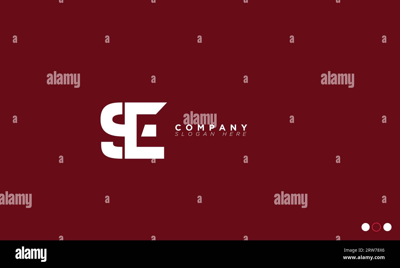SE Alphabet letters Initials Monogram logo Stock Vector Image & Art - Alamy