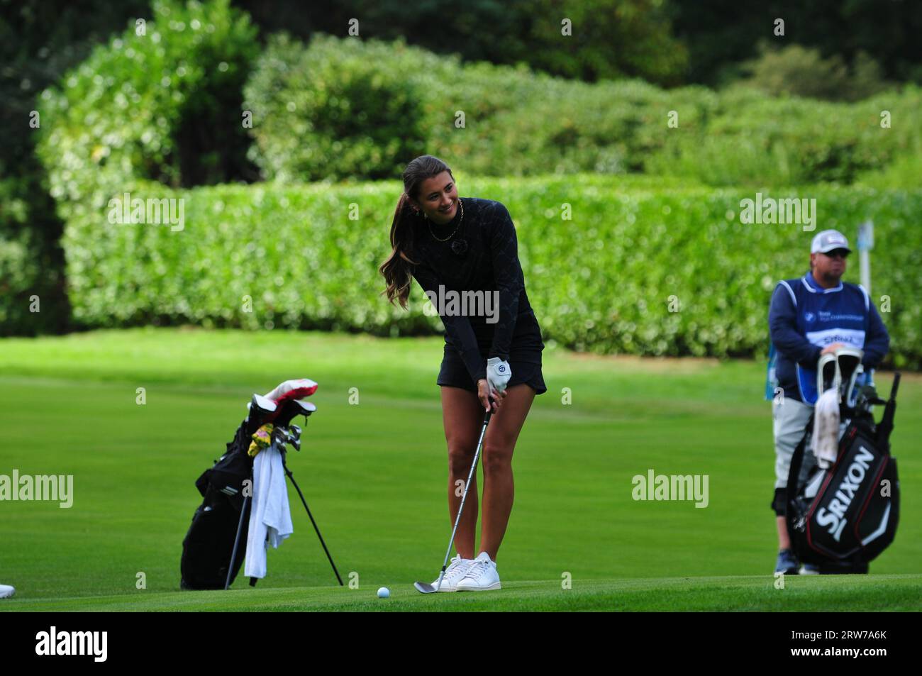 Mia Baker influencer celebrity golfer Stock Photo - Alamy