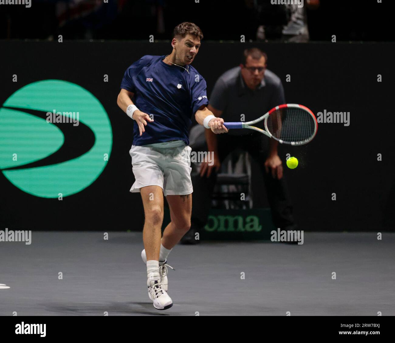 Manchester, UK. 17th Sep, 2023. Cameron Norrie (GBR) in action against ...