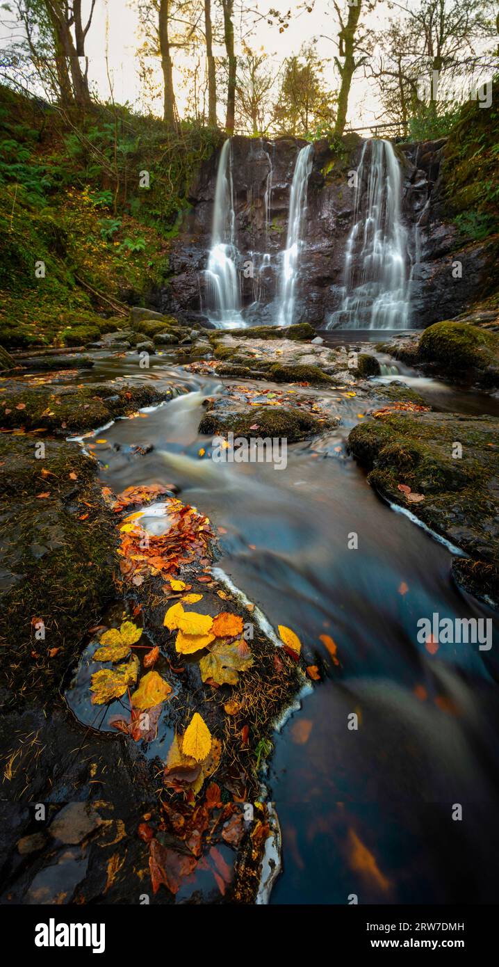 Glenariff Waterfall, County Antrim, Northern Ireland Stock Photo