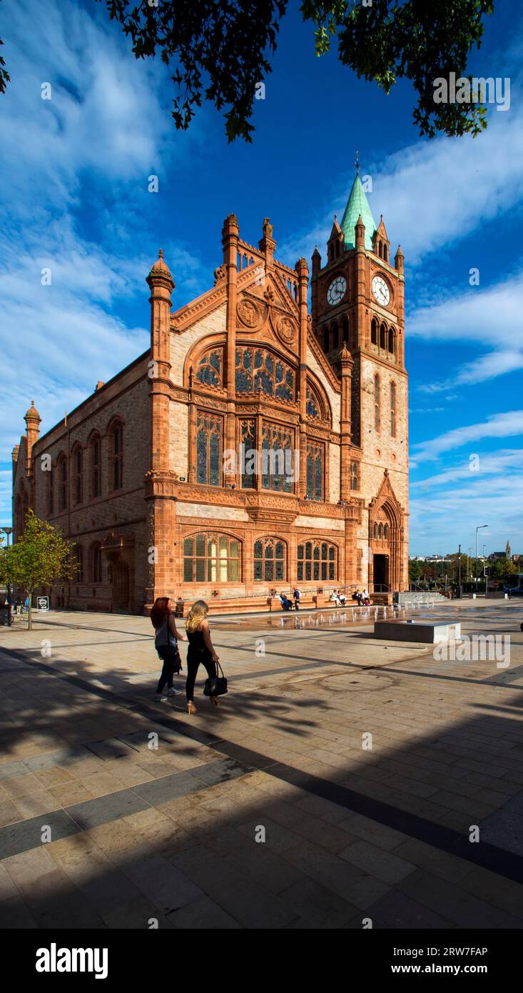 The Guildhall, Derry City, Northern Ireland Stock Photo