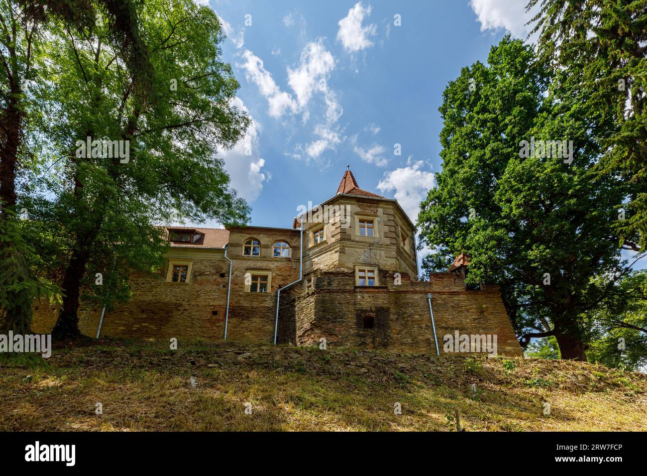 The Castle of Bethlen at Cris in Romania Stock Photo