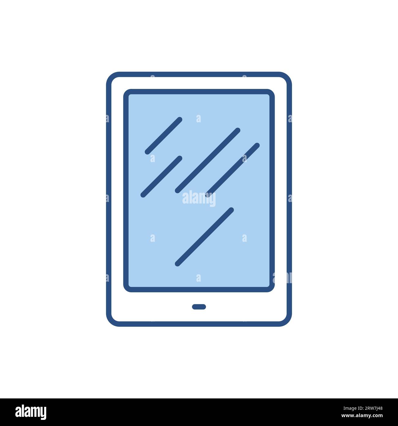 Tablet PC related vector icon. Isolated on white background. Vector ...