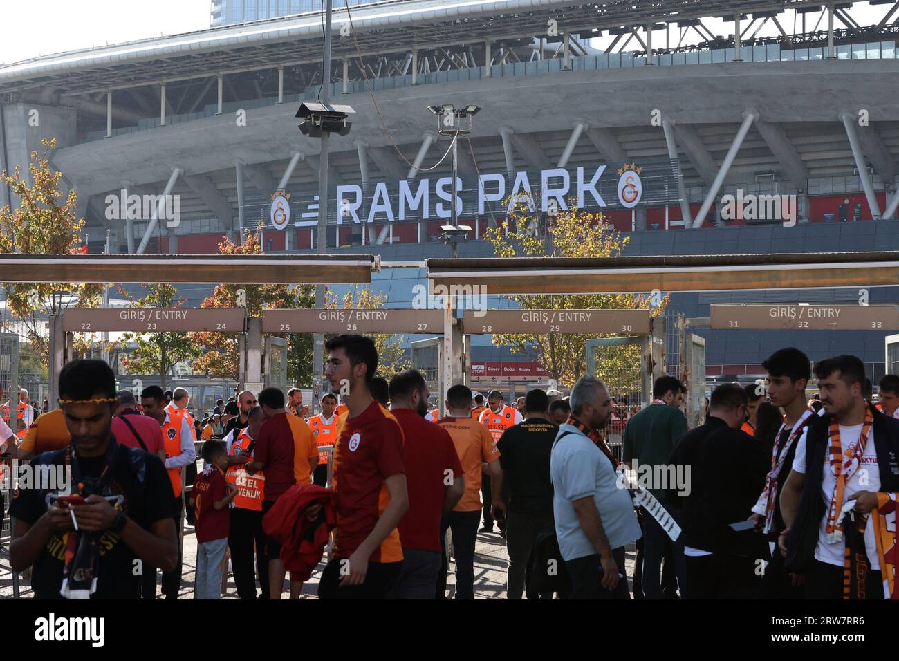 Ali Sami Yen Sports Complex Rams Park football stadium (home of Galatasaray FC) in Istanbul, Turkey Stock Photo