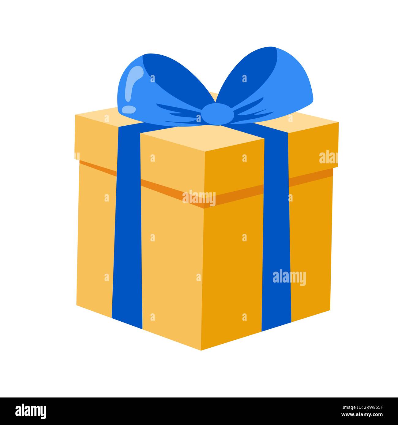 Gift on a white background Stock Vector
