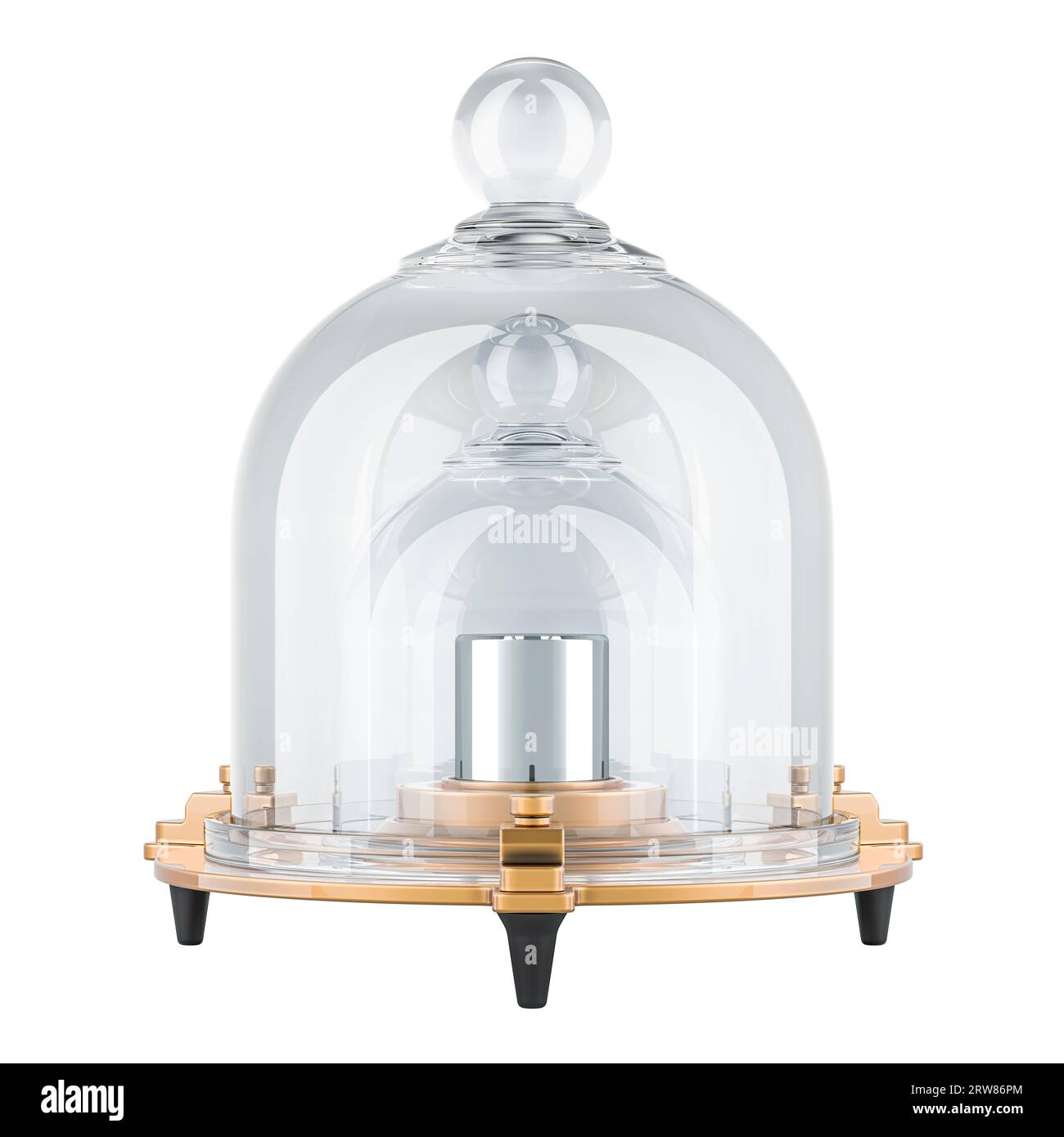 International prototype of the kilogram with protective double glass