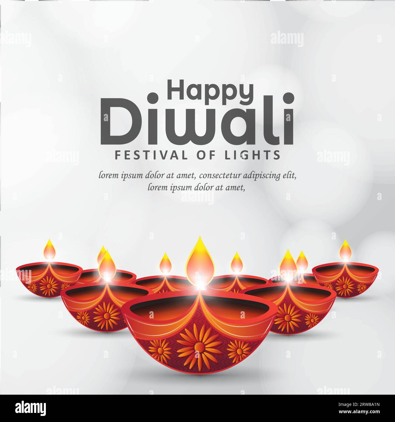 Happy 2024 diwali white