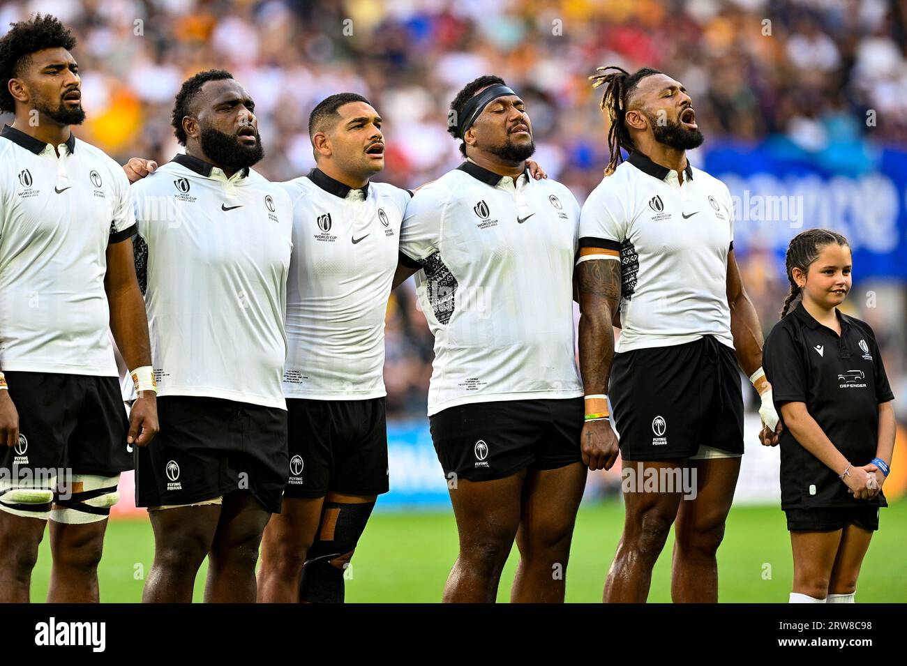 Saint Etienne France 17th Sep 2023 Fiji Players During The National saint-etienne-france-17th-sep-2023-fiji-players-during-the-national