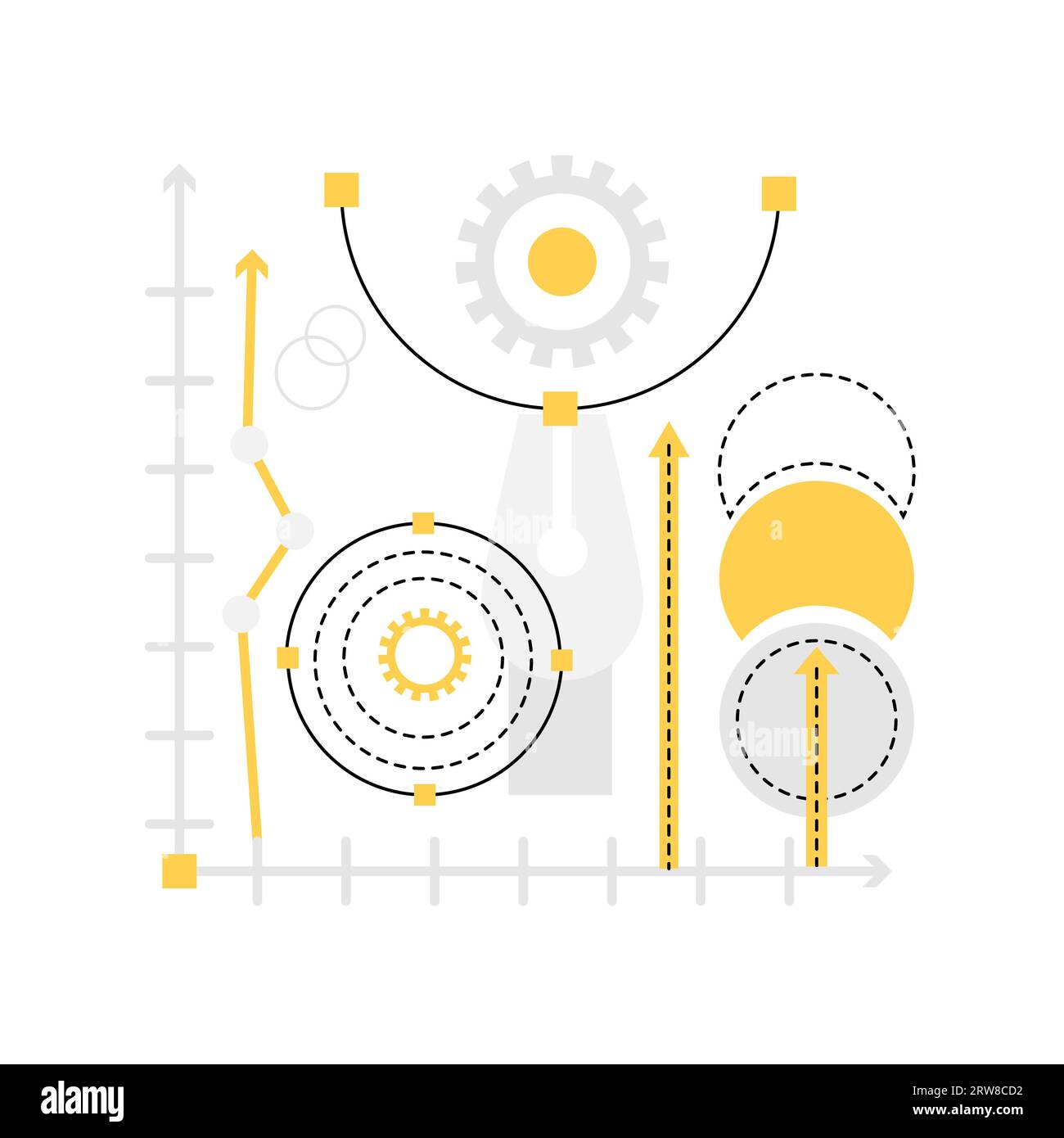 Web design development. Website user interface development vector ...