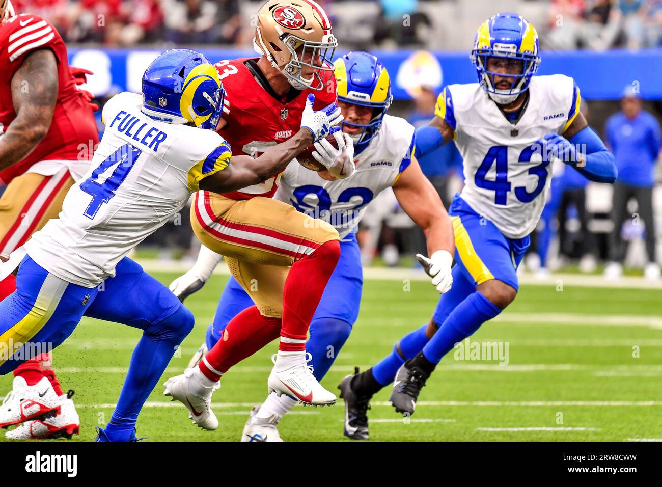 Christian mccaffrey 49ers hi-res stock photography and images - Alamy