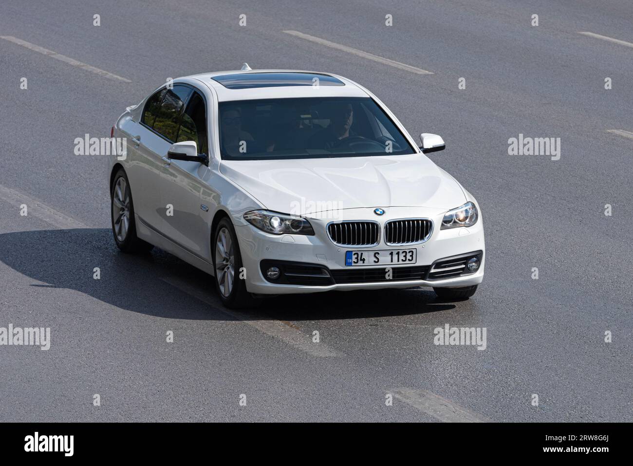 ISTANBUL, TURKEY - SEPTEMBER 17, 2023: BMW 3 is a range of executive cars manufactured by German automaker BMW in various engine and body configuratio Stock Photo