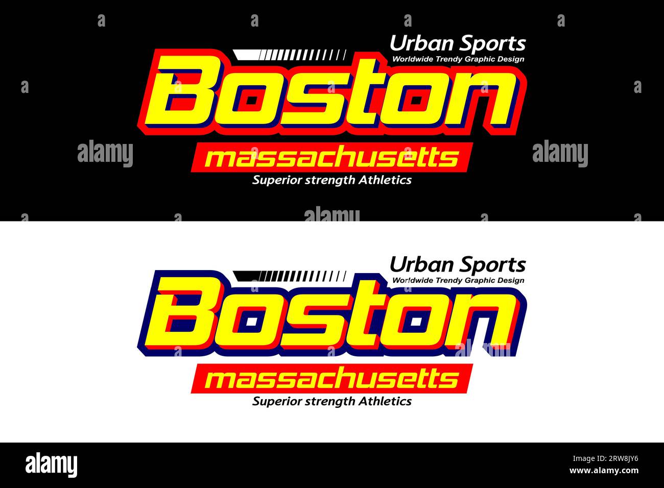Boston urban sports design, graphic typography for t-shirt, posters ...