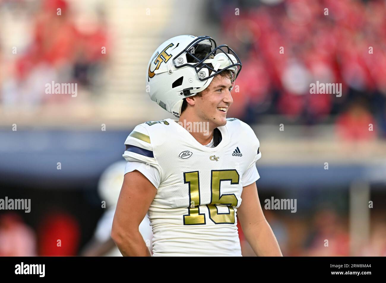 OXFORD, MS SEPTEMBER 16 Tech quarterback Brody Rhodes (16