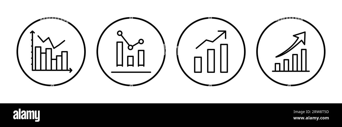 Growing graph Icon vector. Chart icon. Graph Icon Stock Vector Image ...