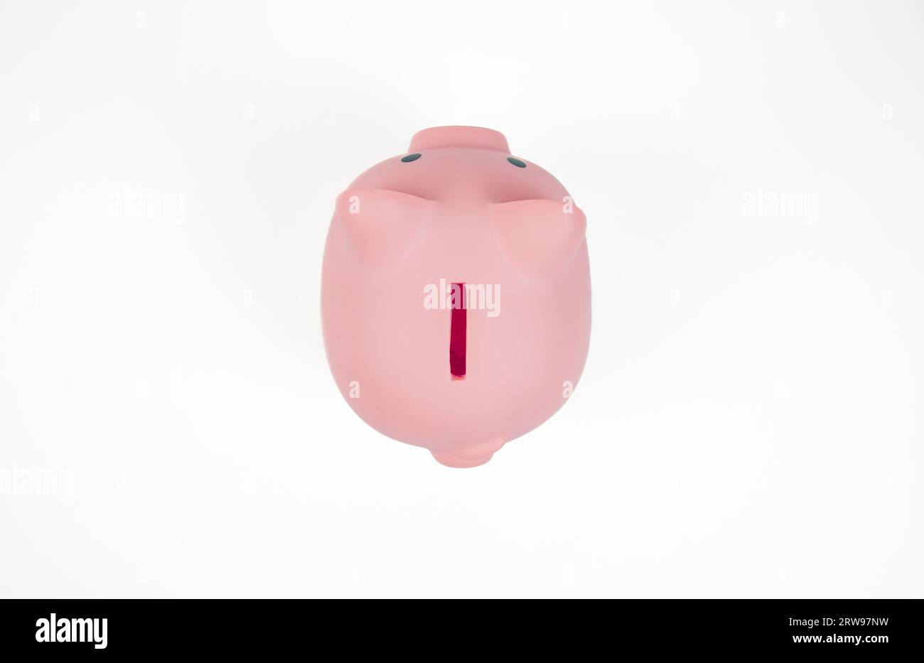 Piggy bank isolated on white background Stock Photo - Alamy