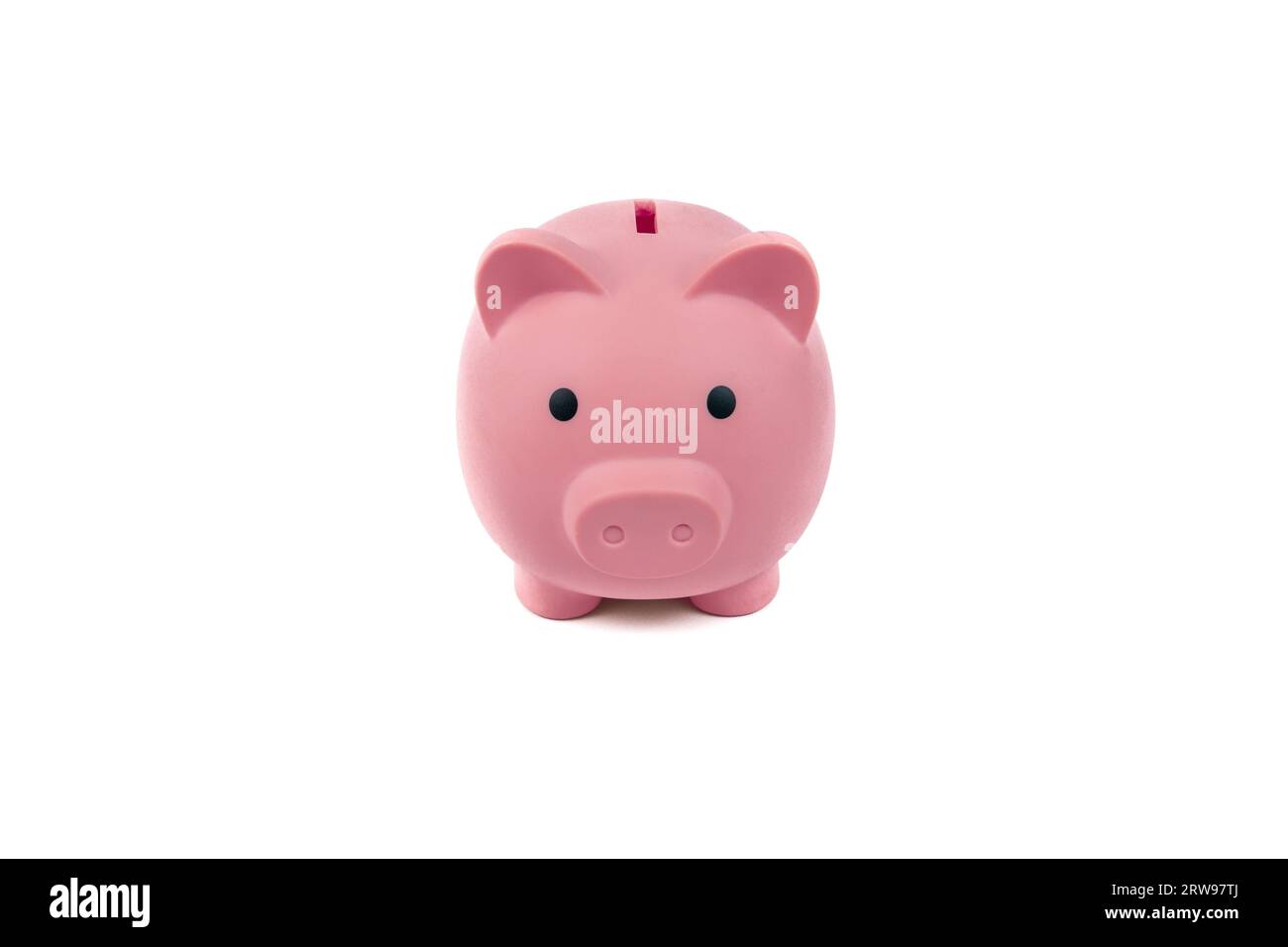 Piggy bank isolated on white background Stock Photo - Alamy